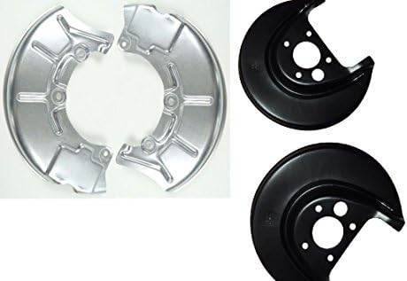 SKODA OCTAVIA I VW BORA GOLF IV NEW BEETLE BRAKE DISC PLATE SET BACKPLATE X4 lg