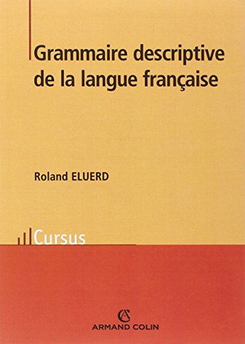 Télécharger Grammaire descriptive de la langue française Gratuit