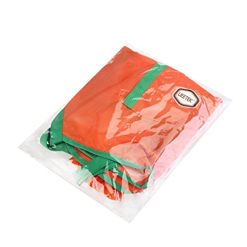 UEETEK Kinder wasserdichte Kunsthandwerk Kittel Schürze für DIY Malerei Gemälde Zeichnung mit Sleevelet(Orange) - 4