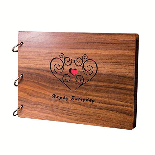 lbum de fotos de madera DIY Scrapbook 10 pulgadas Patr n de amor por Yeelan lbum de fotos de madera DIY Scrapbook 10 pulgadas Patr n de amor por Yeelan
