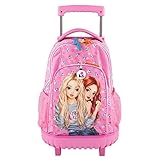 Maße: ca. 24 x 34 x 50 cm Top Model Topmodel Mochila Carretilla Verano Rosa Fucsia Panda Rucksack, 40 cm, Pink (Rosa)