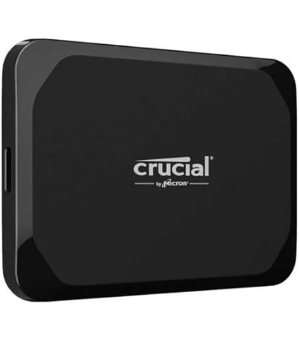 Crucial X6 4TB Portable SSD, Up to 8000MB/s, USB 3.2 USB-C