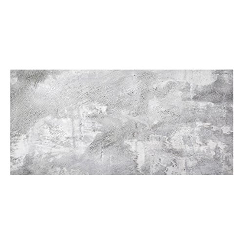 Apalis Magnettafel – Shabby Betonoptik – Memoboard Quer 37cm x 78cm Größe HxB:37cm x 78cm - 2