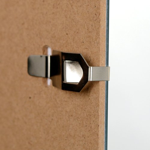 Bilderrahmen rahmenlos | Din A 4 Rahmen für Urkunden und Bilder | Glasrahmen 21cm x 29 - 7