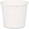 e kysa basics Paper Disposable Tea/Coffee Cups, Set of 100 pcs, 65 ml - White