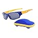 Kinder Sonnenbrille mit Brillenband Polarisierte Sportbrille für Jungen und Mädchen Alter 3-12, Flexiblem Rahmen mit Etui
