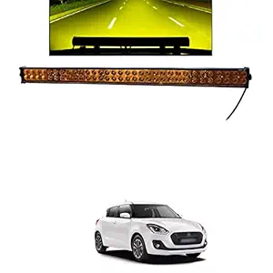 PRIKNIK Led Bar Fog Light Work Light Bar 60 LED 180 Watt 31 Inch Off Road Driving Lamp 1 Pc Yellow Color Double Row Compatible with Swift New