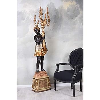 BAROCKE Lampe STANDLEUCHTE VENEZIANISCHER MOHR Diener RECHTS Palazzo