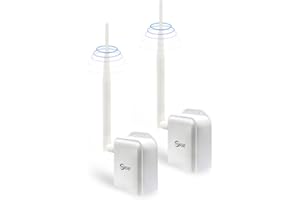 ANJIELO SMART Ponte WiFi 2.4G senza fili, accesso wireless a lunga distanza fino a 800 m, adatto per sistemi di sicurezza, telecamere IP e computer