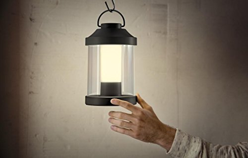 Philips myGarden LED Laterne Abelia, warmweißes Licht, dimmbar, inkl. USB Anschluss, schwarz, für Balkon und Terrasse - 5