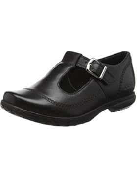 Kickers M&AumlDchen Keavy MJ Mary Jane Halbschuhe, Schwarz (Schwarz), 34.5 EU (2.5 UK)