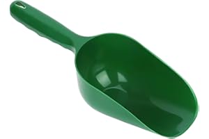 NAUZE Plastic Scoop Dark Green Multi-Purpose Scoop Gardening Soil Shovel Compost Planting Plants Tool for Adult Outdoor