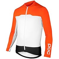 POC Avip LS Camiseta Ciclismo, Hombre, Naranja, S