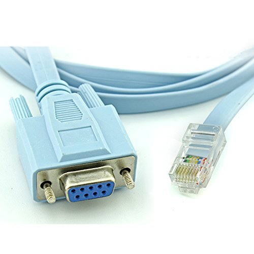 Sourcingmap RS232 DB9 zu RJ45 Cat5-Ethernet-Router Netzwerk Adapter Kabel - 5