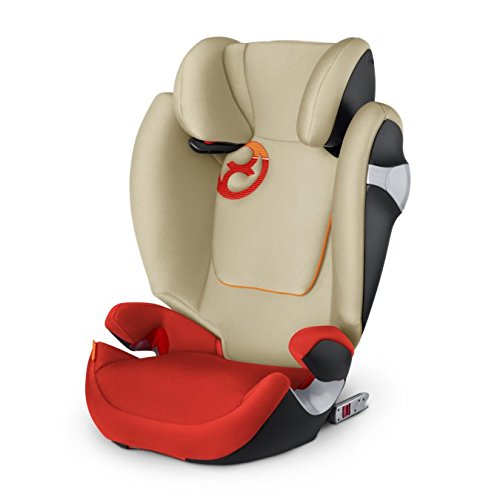 Cybex Solution M-Fix - Silla de coche, grupo 2/3 (15-36 kg, de 3 a 12 años aproximadamente) con Isofix, color Autumn gold [Colección 2017]