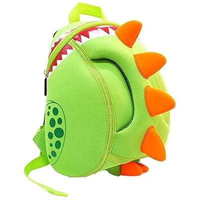 Yisibo Sacs à dos Enfants 3D Animal Sacs à dos Cartoon Mignon Sacs à dos école Voyage Randonnée pour Enfants de Nursery Garçons Filles (Dinosaur-Vert)