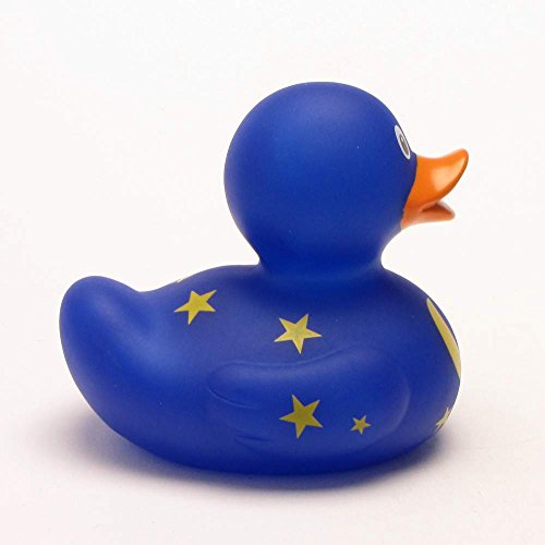 LiLaLu 8,5 cm Ente Spielzeug mit Mond und Sterne (Mehrfarbig) - 3