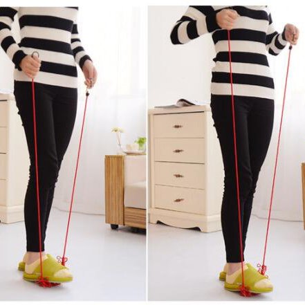 Bewegliche Spielraum-elastische Wäscheleine justierbare Wäscheleine mit 12pcs Wäscheklammern für im Freien und Innengebrauch (Schwarzes) - 6