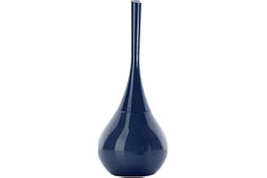 Gedy Adelaide Blu, Misure e Peso: 40,3X16,5X16,5 CM & 0,685 kg, Realizzato in Ceramica, Finitura, Scopino per WC Design di R&S, 2 Anni di Garanzia, Unica