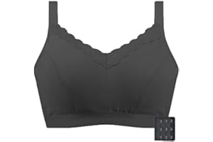 XWSM Mastektomie-BHS Mit Taschen for Prothesen Stütz Sport BH Kabelloses Unterwäsche Top Nach Operationen Fitnessstudio Yoga Alltag