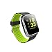 Produktbild Hangang Herzfrequenz Monitor Tracker Smart Armband Activity Tracker Bluetooth Schrittzähler für iPhone 7 7 Plus 6 Samsung S8 und andere Android oder iOS Smartphones (Orange)