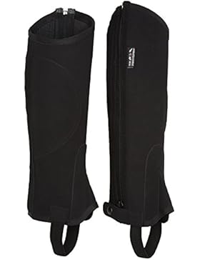 HKM Reitletten aus Nubukimitat mit Elastikeinsatz Kinder und Erwachsene