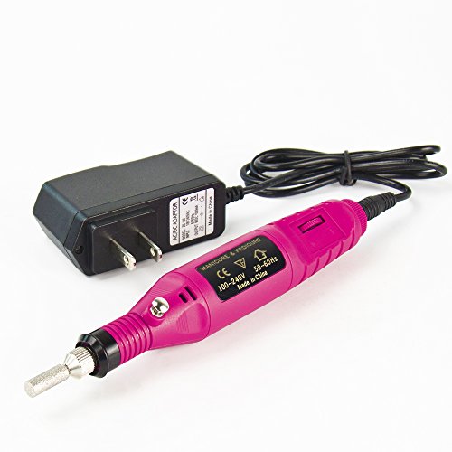 Füller Form Profi Nagelfräser Maniküre Pediküre Set Negelpflege Nagel Feile Elektrische Maschine Gerät(Rot) Beauty Geschenk - 3