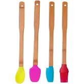 Bambum Zolly 4 Par&ccedil;a Spatula Seti K&uuml;&ccedil;&uuml;k