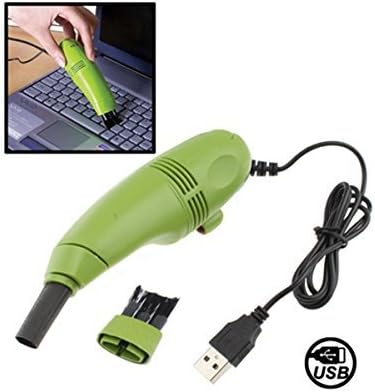 Mini Turbo Keyboard Hoover/Vacuum IMBS® - Remove and Clean Dust From Laptop Desktop PC's &amp; Mobile Phones in Green