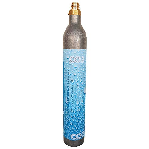 Neues Wasser Group 1 x Sprudelux® CO2 cylinder suitable for Quooker Cube water aerator up to 70 litres of sparkling water per filling. Filled with CO2.