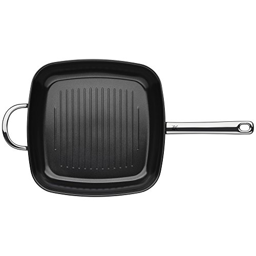 WMF Grillpfanne beschichtet 28 x 28 cm Devil Schüttrand Edelstahlgriff Cromargan Edelstahl CeraDur induktionsgeeignet Handwäsche - 2
