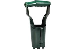 Garden Mile Heavy Duty Green Bulb Planter Tool Long Handle Steel Gardening Tools For Planting Flower Quick Release Bulb Planting Tool Easy to Use Transplanting Spade Garden Hand Tools