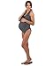 The Essential One - Navy Spot Maternity Swimsuit - EOM107 - 18