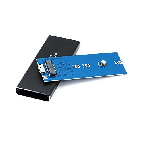 QUMOX NGFF M.2 SSD zu USB3.0 Externe SSD-Konverter-Adapter Gehäuse Fall - 3