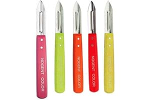 NOGENT 1 ECONOME EPLUCHEUR Victoria Color Double Tranchant INOX France