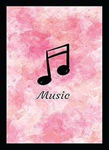 BIRDS MIND Synthetic Wood Wall Hanging Music Quotes Photo Frame Poster Living Room Home D?cor Boys Girls Room Wall Frames L x H 9.5 Inches x 13 Inches