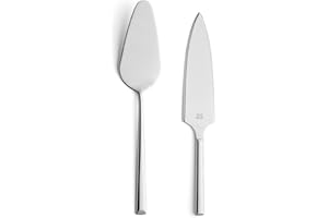 BECKMANN & ROMMERSKIRCHEN B&R VISTA PVD set de serveurs à gâteau, 2 pièces, or, couteau à gâteau et serveur à gâteau, acier inoxydable 18/10, couteau à pâtisserie avec bord dentelé