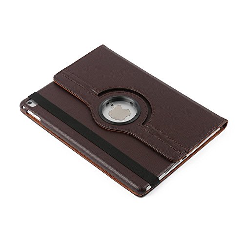 Hülle für iPad 4, elecfan® 360°Grad Drehung Hülle für iPad 2/3/4 Ledertasche lederhülle Case Smart Cover Tasche Flip Case Cover mit Auto Wake up und Standfunktion für iPad 2/3/4 (iPad 2/3/4, Blau) - 2