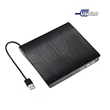 【Hohe Geschwindigkeit】 Externes CD-Laufwerk ist kompatibel mit USB3.0 und rückwärtskompatibel mit USB2.0 USB1.0, wodurch eine schnellere Datenübertragung (bis zu maximal 5 Gbps) und eine stabile Leistung mit hoher Fehlertoleranz erreicht wird