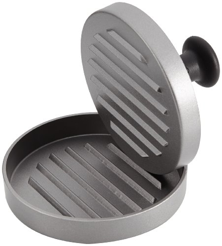 Küchenprofi 1066663012 Hamburgerpresse, Edelstahl, silber, 10,6 x 12,8 x 13,2 cm