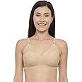 BLOSSOM Women's Single Layered Full Coverage Non Wired Non Padded 100% Woven Cotton Everyday Bra_ Plus Size Bra