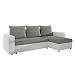 Produktbild Ecksofa Top Lux! Sofa Eckcouch Couch! mit Schlaffunktion und zwei Bettkasten! Ottomane Universal, L-Form Couch Schlafsofa Bettsofa Farbauswahl (Soft 017 + Lawa 05)