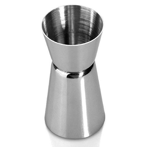 Edelstahl Doppelseitig Messbecher Dosierer Cocktail Barkeeper Drink Mixer Likör Messbecher, edelstahl, S