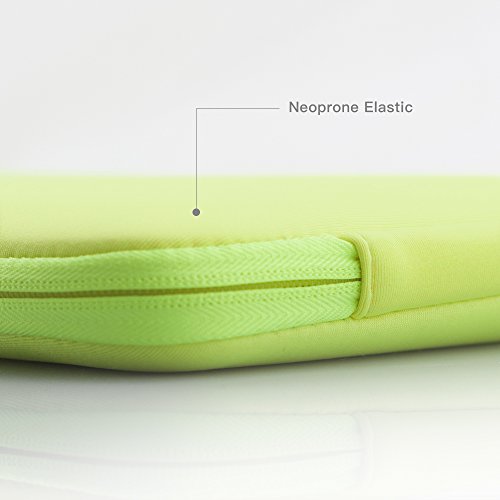 iBenzer – Deluxe Laptop-Hülsen-Beutel-Abdeckungs-Fall für alle 13-Zoll-Laptop-Computer – Macbook Pro 13 “ / Macbook Air 13 “ / Macbook Pro 13 “ mit Retina-Display (Limette BH-MP13LM) - 4