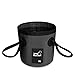 Produktbild Faltbare Eimer Angeln Eimer 20L große Kapazität, PVC Durable Ripstop, Picknick, Outdoor-Reisen, Wasserspeicher, Autowäsche, Angeln, Strand, etc. (Schwarz)