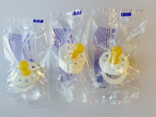 100 Pack Baby Soothers Dummies conforms to BS EN 1400 colour White