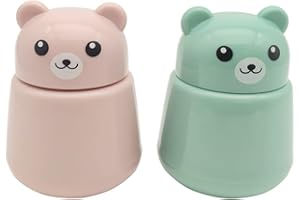 CoaGu 2PCS Pill Crushers Grind Multiple Pills, Vitamins, Tablets to a Fine Powder | Easier to Clean (Green and Pink) (Green&Pink)