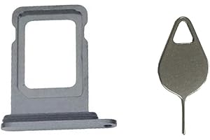 SNAILCANFLY Nano Dual SIM Kartenfach Slot Halter Adapter Ersatz für iPhone 15 Pro 6.1" / iPhone 15 Pro Max 6.7" Mit Pin Black Titanium