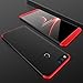 Produktbild Vectady Hart Hülle für Huawei Honor 7X [Nein für Honor 7], Slim Handyhülle Hardcase für Huawei Honor 7X,Stoßfest Hülle Schutzhülle Hart Case 3 in 1 Ultra Dünn 360 Grad PC Hartplastik Schutz Handyhüllen Armor Elegant Full Body Cover Fall Handytasche Abdeckung Premium Hartschale Luxus Etui Rundum Komplettschutz Plastik Bumper Tasche Schale für Huawei Honor 7X - Schwarz Rot