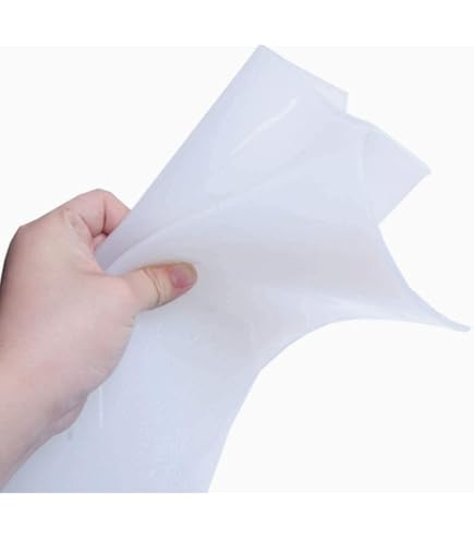 Feuille De Silicone Transparente 500x500mm – épaisseur 0.1mm à 3mm, Souple Et Résistante Pour Bricolage - 8